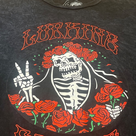 Lurking Class by Sketchy Tank “Dertha” Short Sleeve T Shirt Medium Color Black - Picture 5 of 14